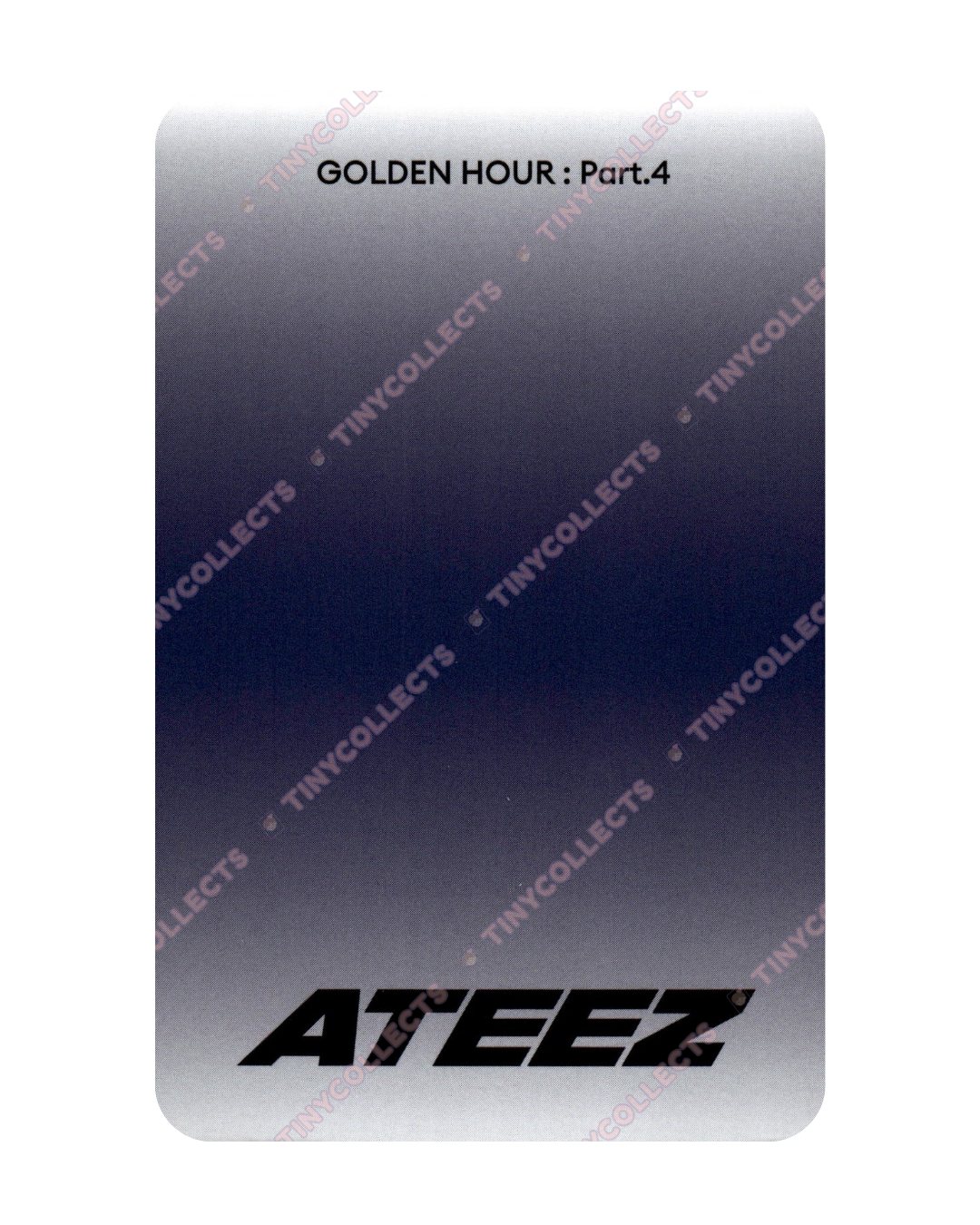 Mingi Photocard Z poca incl. Golden Hour part 4 ATEEZ