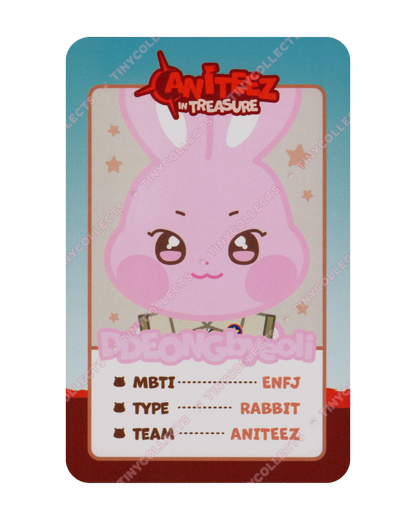 DDEONGbyeoli trading card 8 Aniteez in Treasure ATEEZ