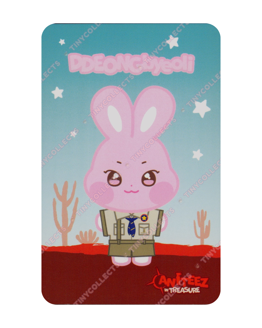DDEONGbyeoli trading card 8 Aniteez in Treasure ATEEZ