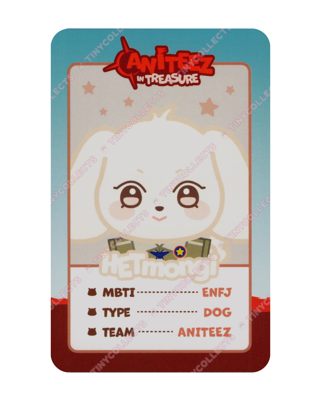 HETmongi trading card 8 Aniteez in Treasure ATEEZ