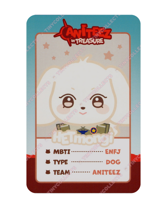 HETmongi trading card 8 Aniteez in Treasure ATEEZ