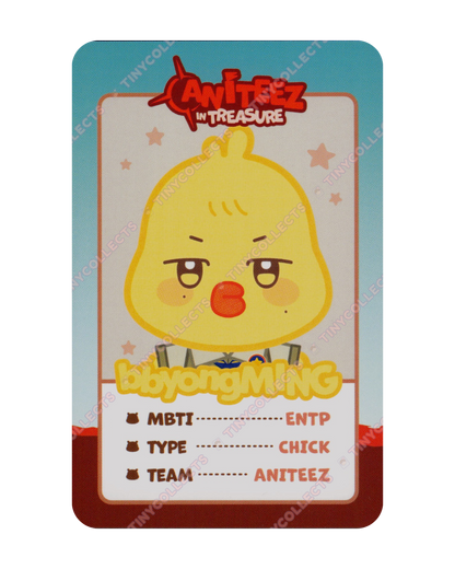bbyongMING trading card 8 Aniteez in Treasure ATEEZ