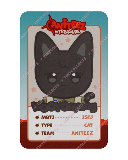 WOOYOnyang trading card 8 Aniteez in Treasure ATEEZ