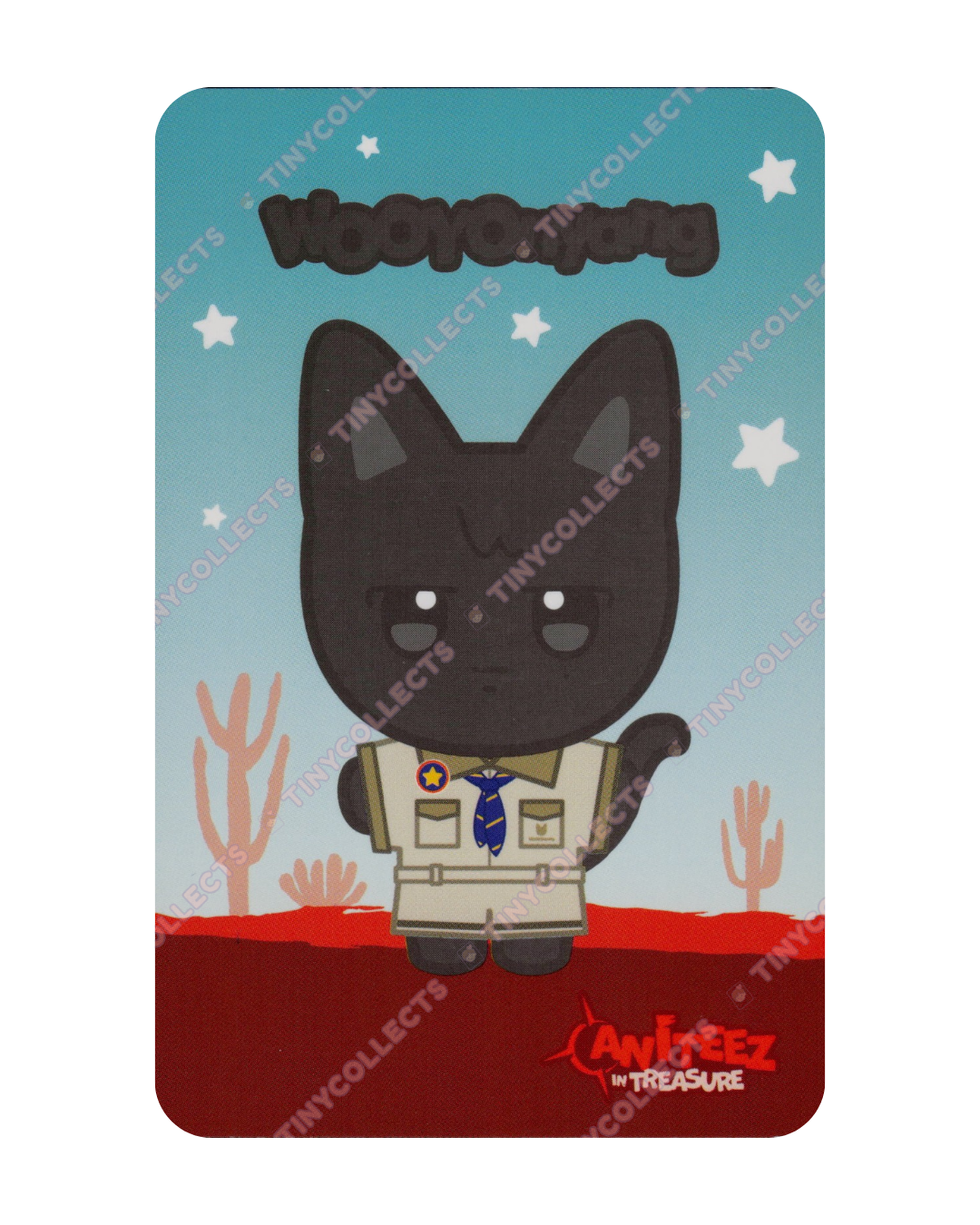 WOOYOnyang trading card 8 Aniteez in Treasure ATEEZ