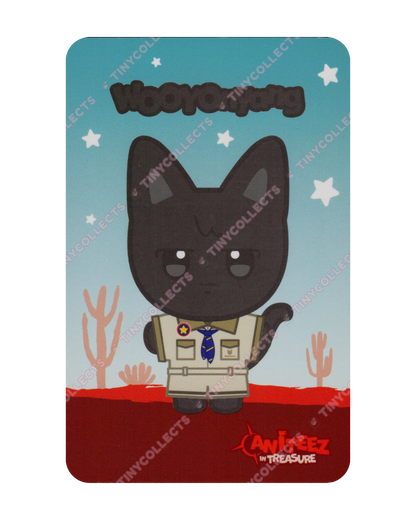 WOOYOnyang trading card 8 Aniteez in Treasure ATEEZ