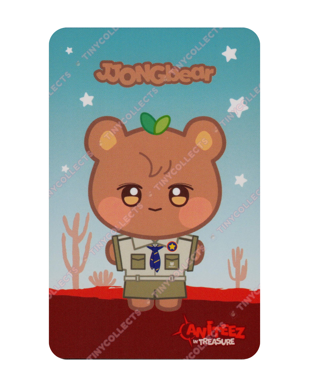 JJONGbear trading card 8 Aniteez in Treasure ATEEZ