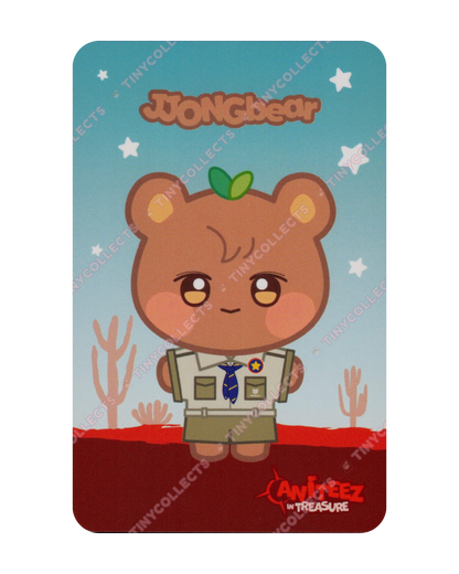 JJONGbear trading card 8 Aniteez in Treasure ATEEZ