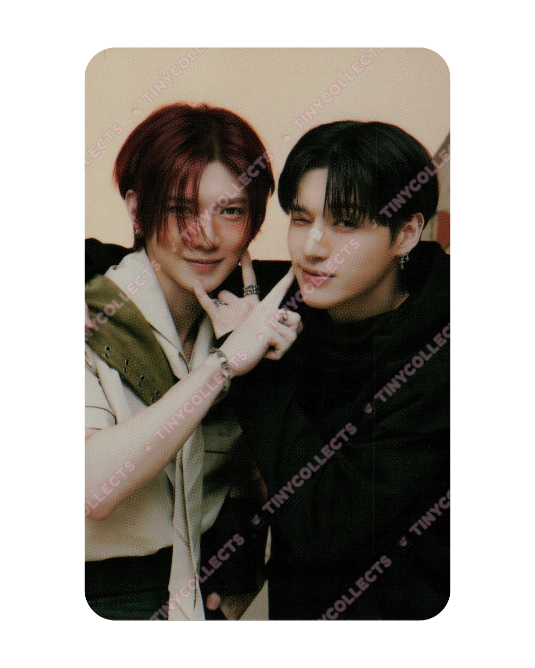 Wooyoung Yeosang unit trading card 7 Aniteez in Treasure ATEEZ