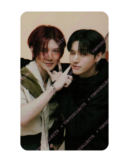 Wooyoung Yeosang unit trading card 7 Aniteez in Treasure ATEEZ