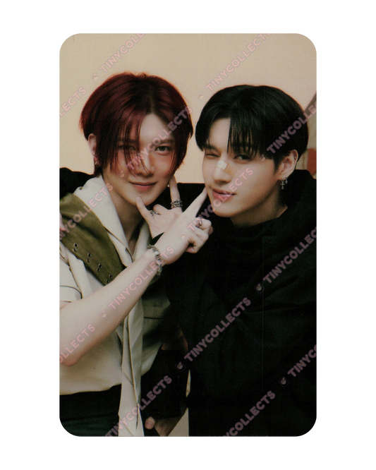 Wooyoung Yeosang unit trading card 7 Aniteez in Treasure ATEEZ