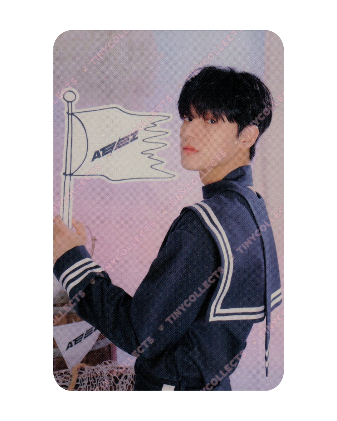 Wooyoung trading card 4 Aniteez in Illusion ATEEZ