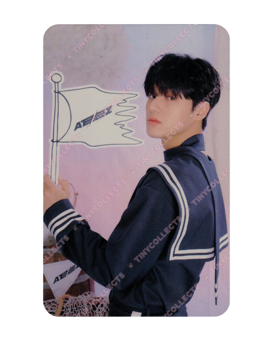 Wooyoung trading card 4 Aniteez in Illusion ATEEZ