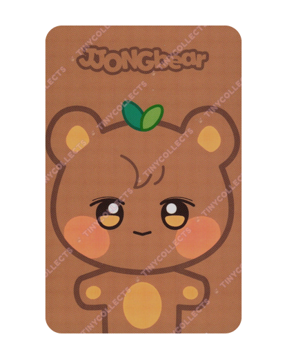 Jjongbear trading card 7 Aniteez in Illusion ATEEZ