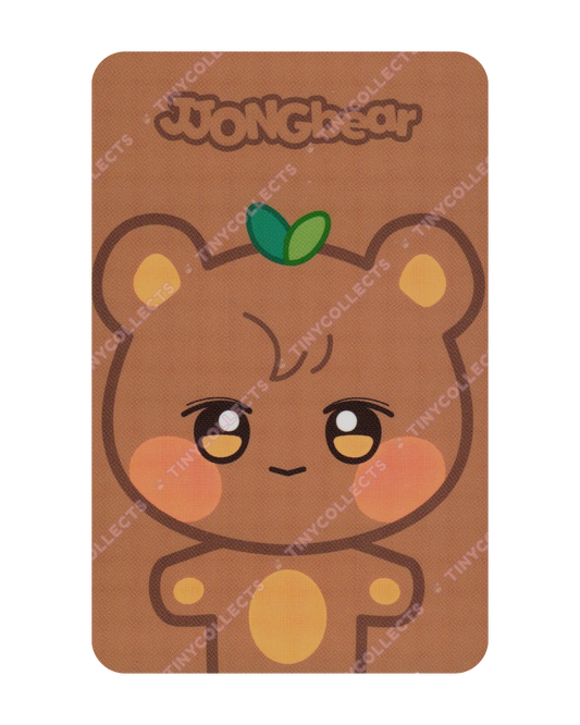 Jjongbear trading card 7 Aniteez in Illusion ATEEZ
