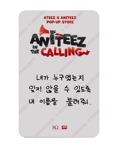 Hongjoong 100k purchase benefit Aniteez in the Calling ATEEZ