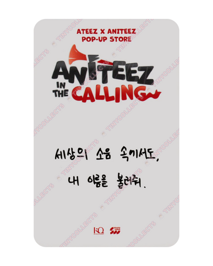 Wooyoung 100k purchase benefit Aniteez in the Calling ATEEZ