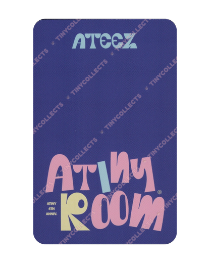 Yunho Trading Card 4 Atiny Room 4th Anniversary ATEEZ
