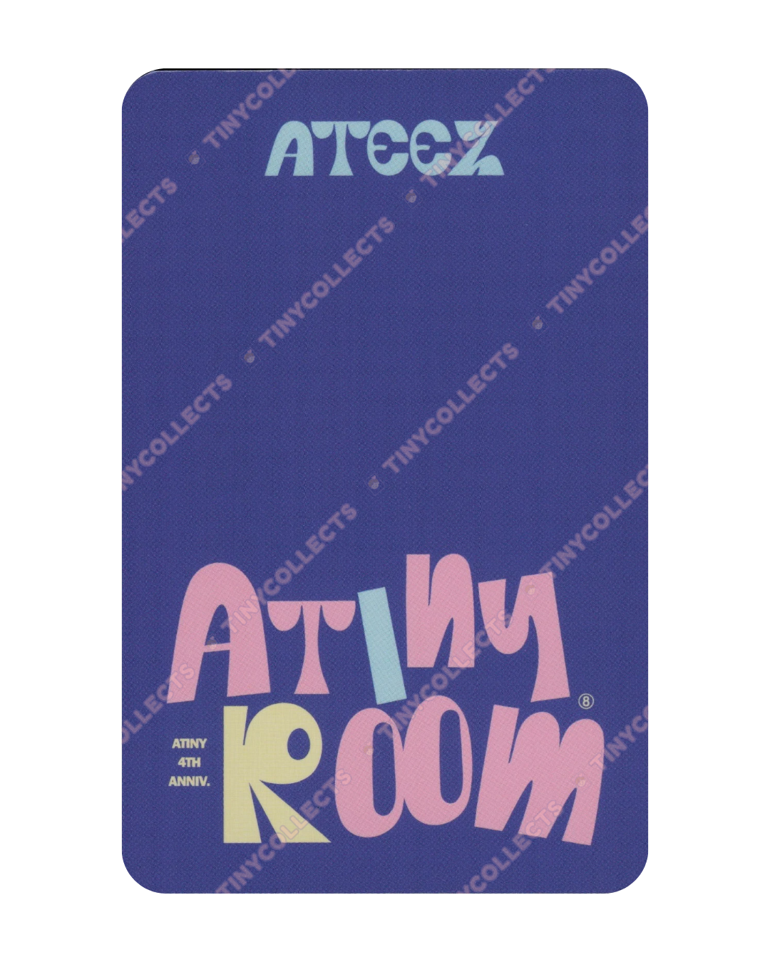 Mingi Trading Card 4 Atiny Room 4th Anniversary ATEEZ