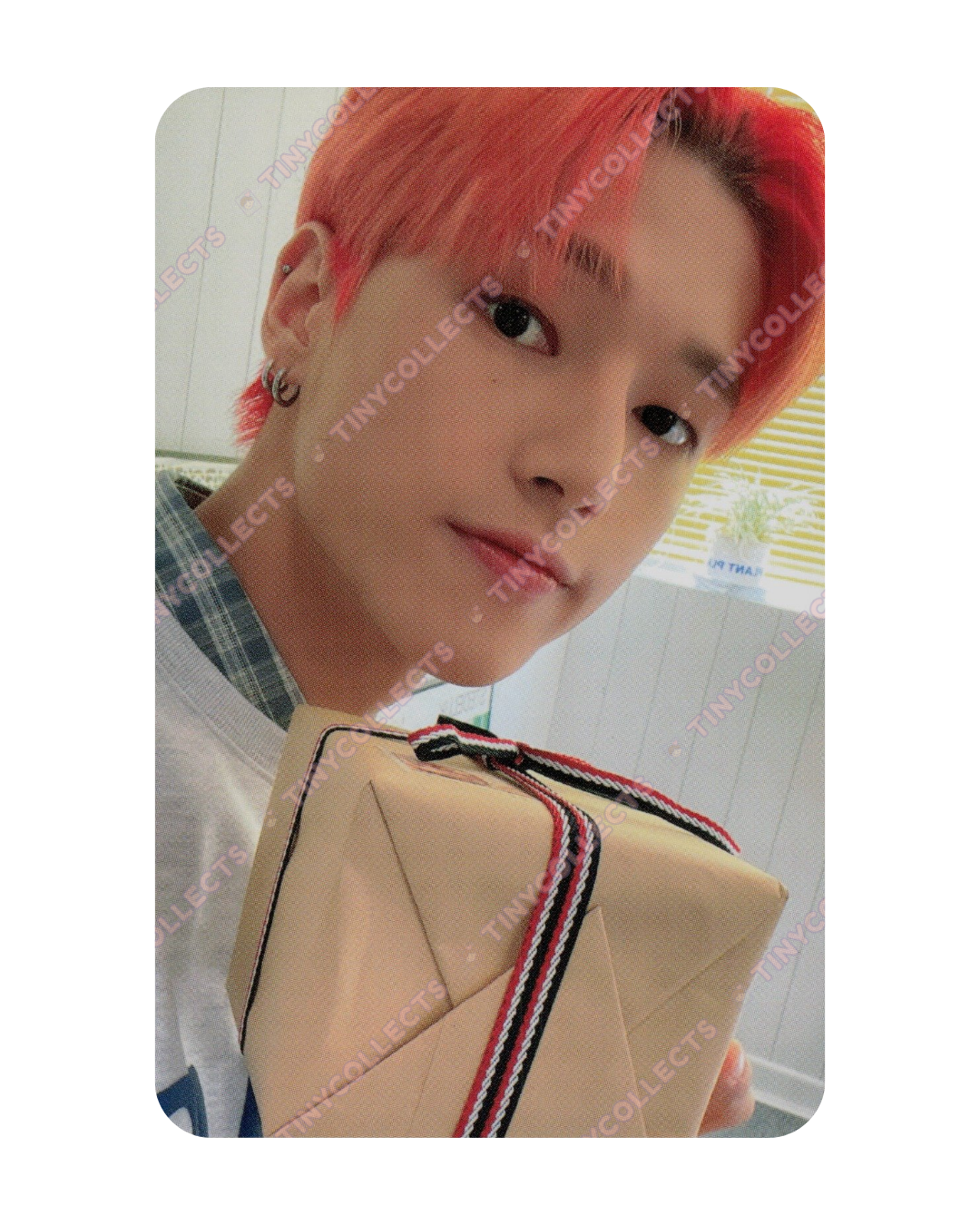 Wooyoung Trading Card 4 Atiny Room 4th Anniversary ATEEZ