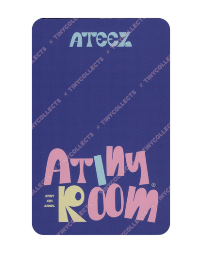 Jongho Trading Card 4 Atiny Room 4th Anniversary ATEEZ