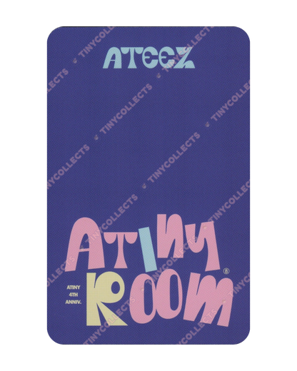 Wooyoung Trading Card 5 Atiny Room 4th Anniversary ATEEZ