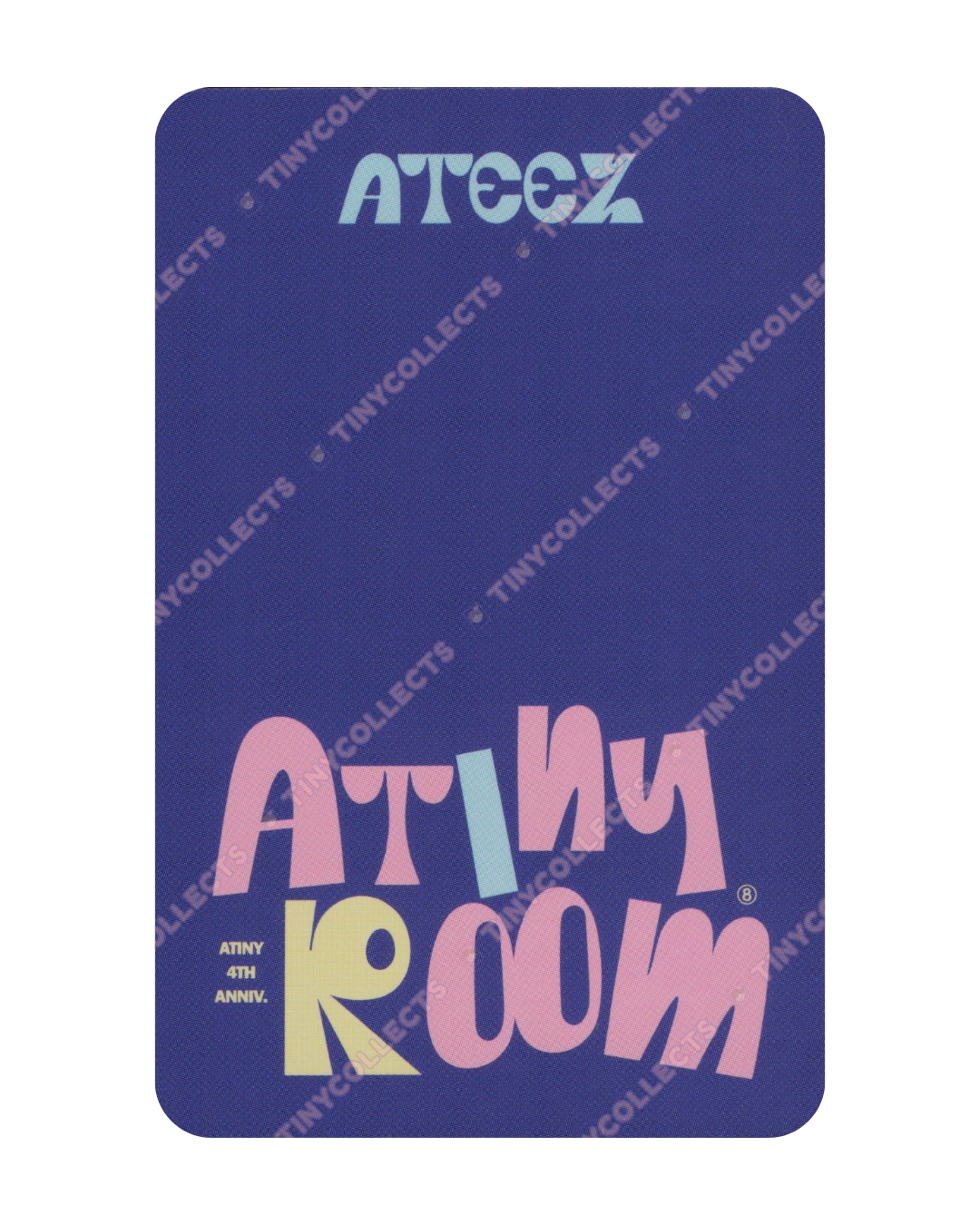 Jongho Trading Card 3 Atiny Room 4th Anniversary ATEEZ
