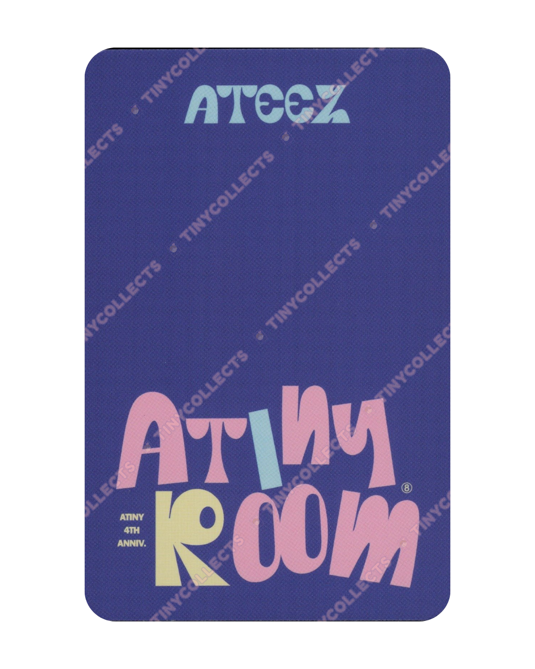 San Trading Card 3 Atiny Room 4th Anniversary ATEEZ