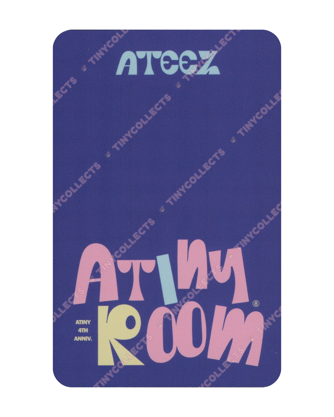 Hongjoong Trading Card 2 Atiny Room 4th Anniversary ATEEZ