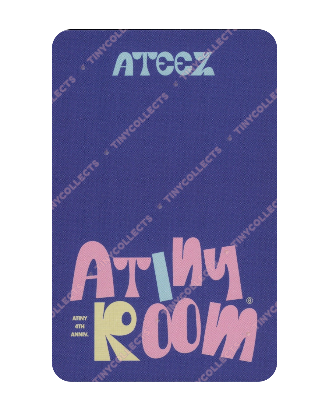 San Trading Card 2 Atiny Room 4th Anniversary ATEEZ