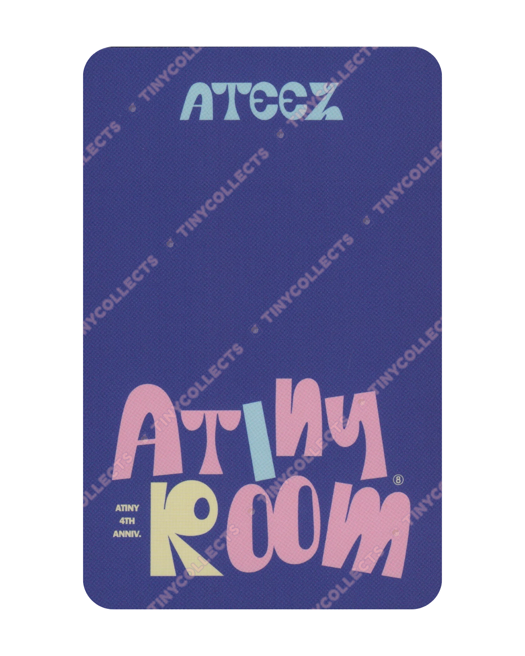 San Trading Card 5 Atiny Room 4th Anniversary ATEEZ