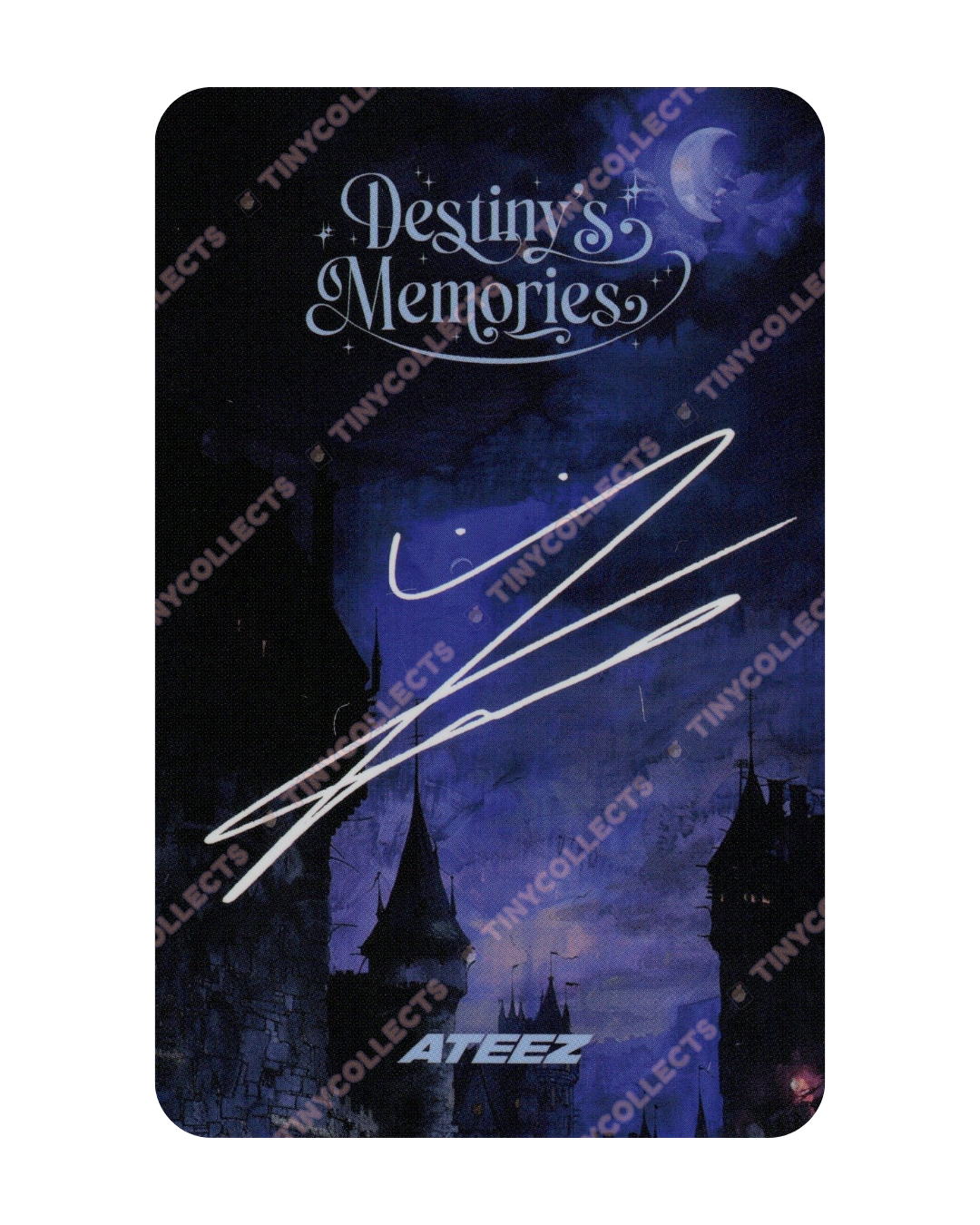 Wooyoung Trading Card 3 Destiny's Memories ATEEZ