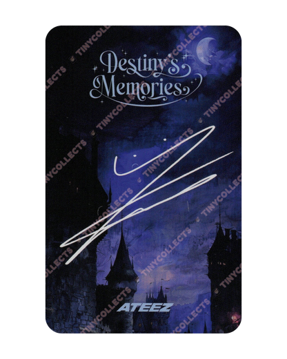 Wooyoung Trading Card 3 Destiny's Memories ATEEZ