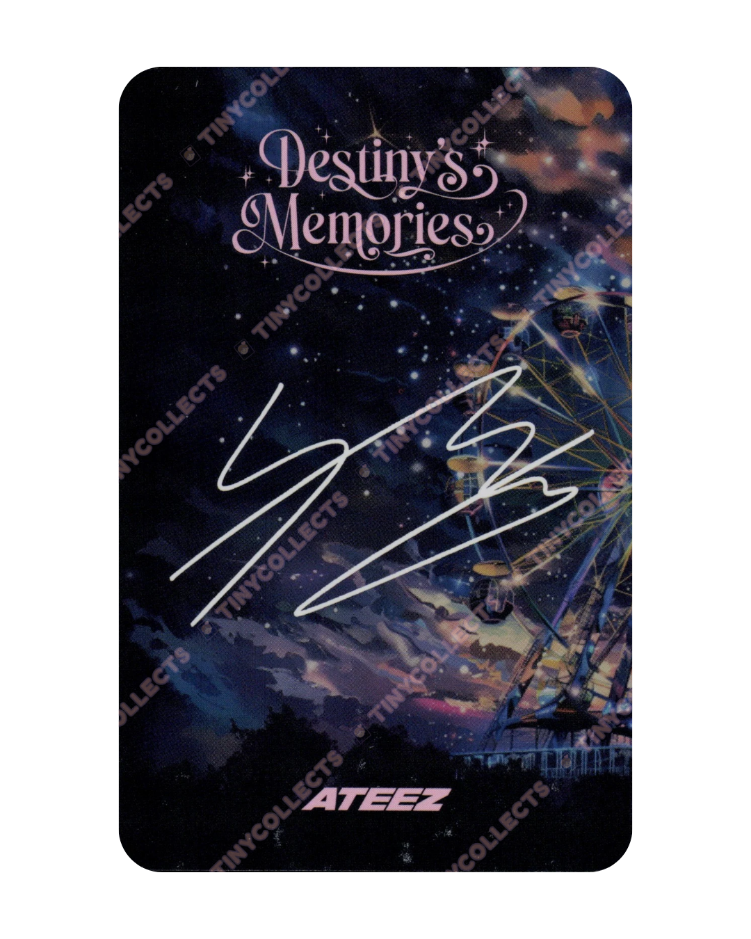 Mingi Trading Card 4 Destiny's Memories ATEEZ