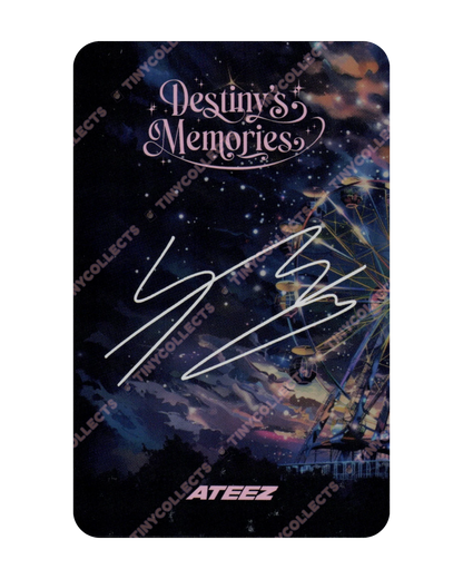 Mingi Trading Card 4 Destiny's Memories ATEEZ