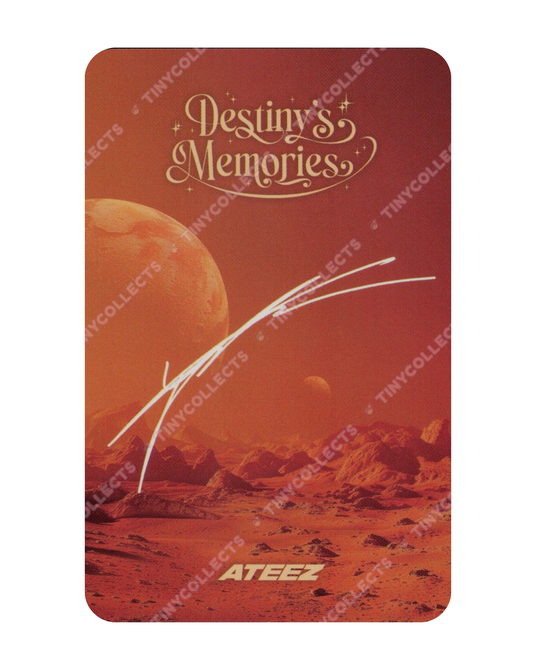 Yunho Trading Card 2 Destiny's Memories ATEEZ
