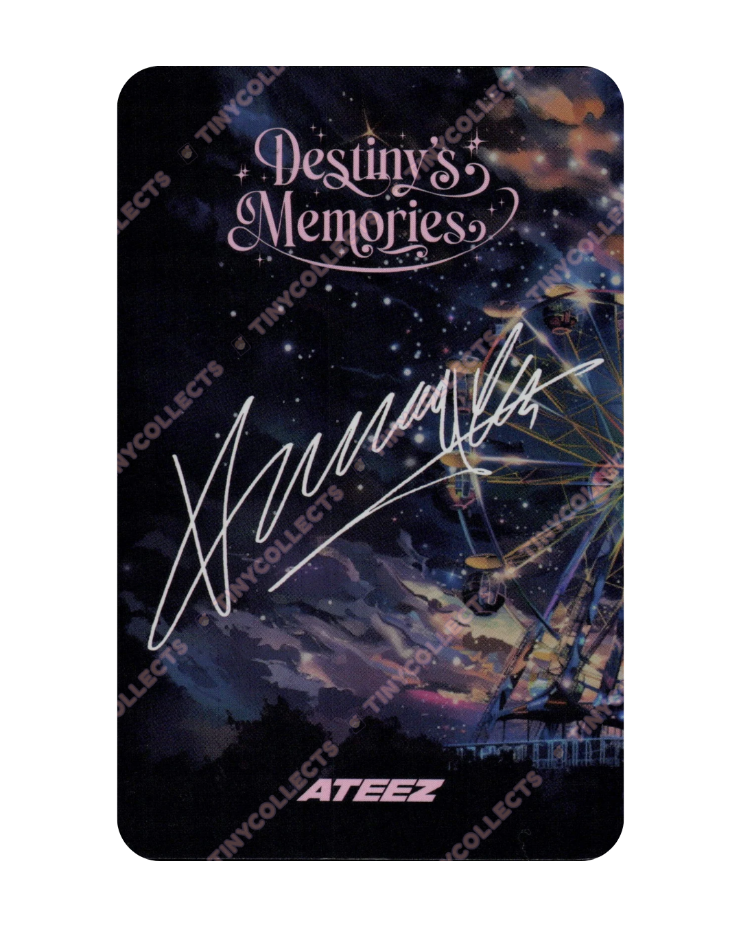 Yeosang Trading Card 4 Destiny's Memories ATEEZ