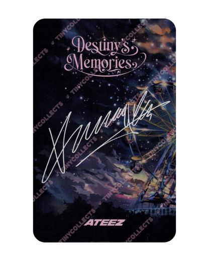 Yeosang Trading Card 4 Destiny's Memories ATEEZ