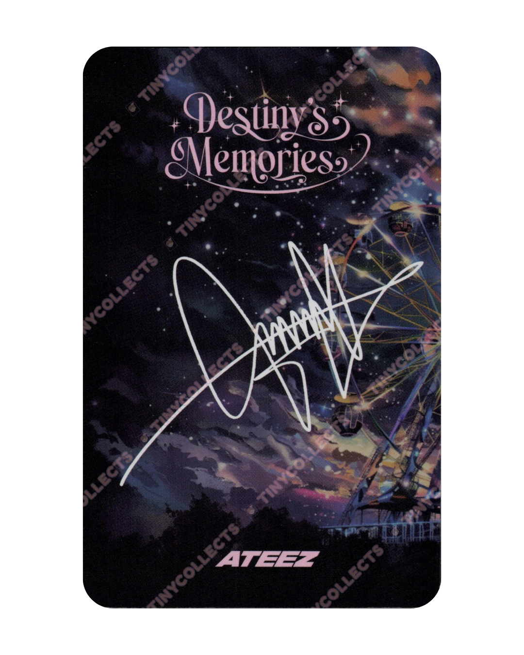 Jongho Trading Card 4 Destiny's Memories ATEEZ
