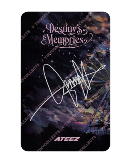 Jongho Trading Card 4 Destiny's Memories ATEEZ