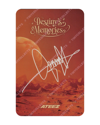 Jongho Trading Card 2 Destiny's Memories ATEEZ