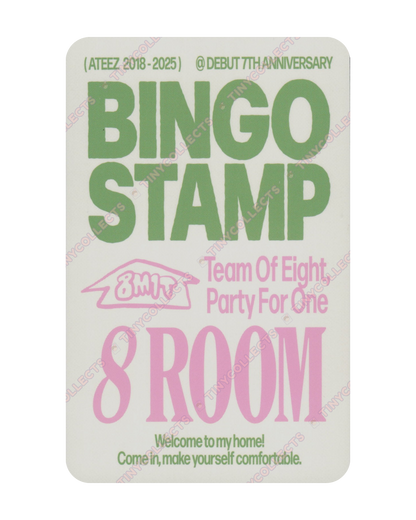 Hongjoong Stamp event benefit 8ROOM 7th Anniversary ATEEZ