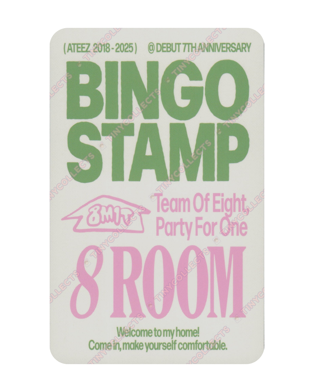 Yunho Stamp event benefit 8ROOM 7th Anniversary ATEEZ