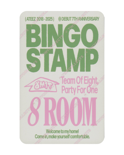 Yunho Stamp event benefit 8ROOM 7th Anniversary ATEEZ