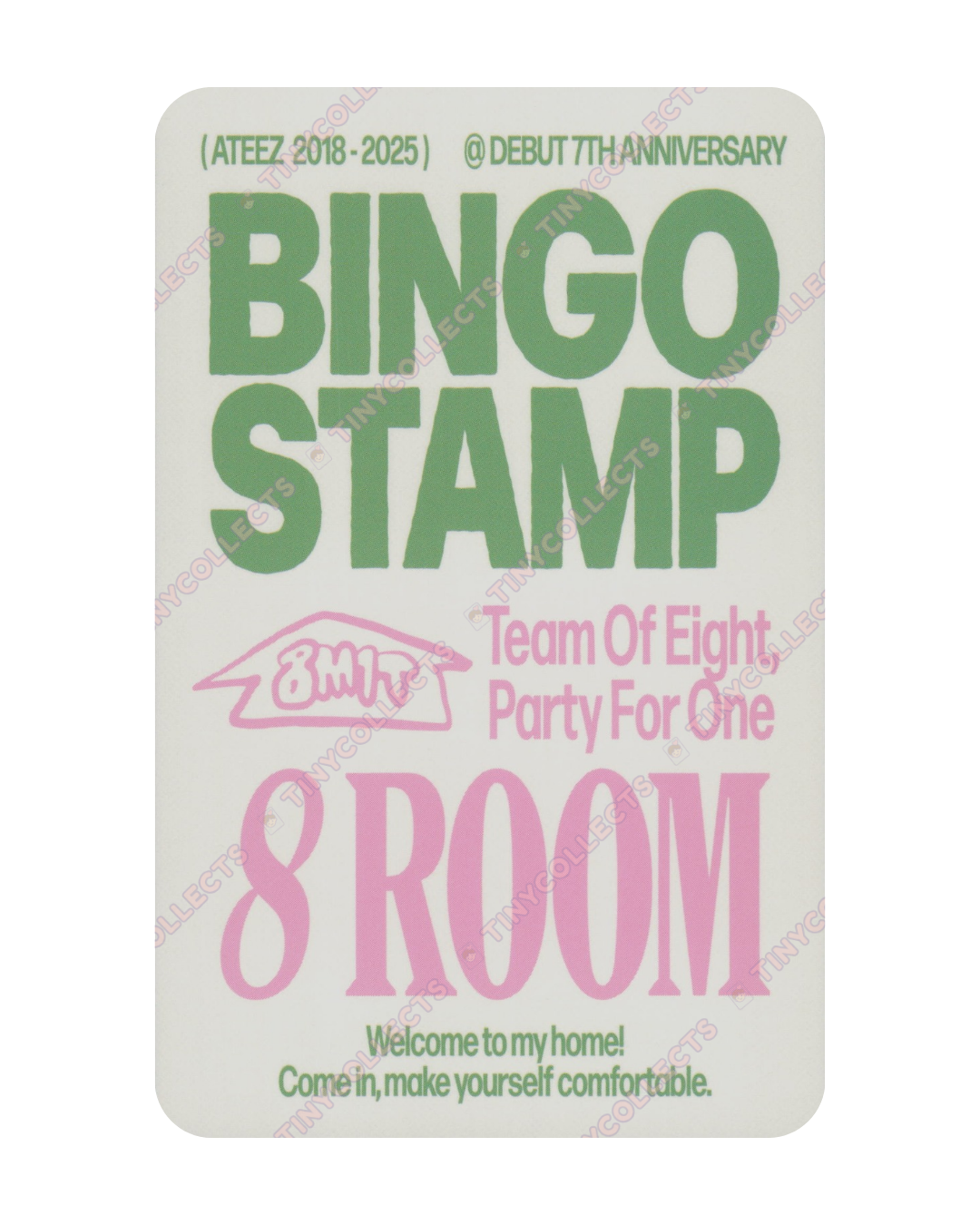 Mingi Stamp event benefit 8ROOM 7th Anniversary ATEEZ