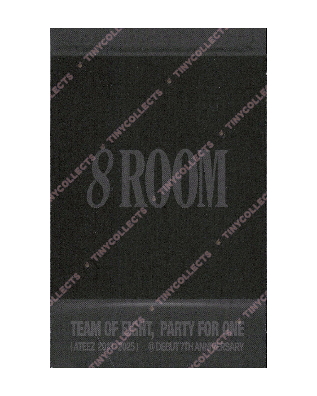 Seonghwa Random 50k Purchase Benefit Polaroid ver. 1 8ROOM 7th Anniversary ATEEZ