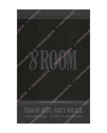 Seonghwa Random 50k Purchase Benefit Polaroid ver. 1 8ROOM 7th Anniversary ATEEZ