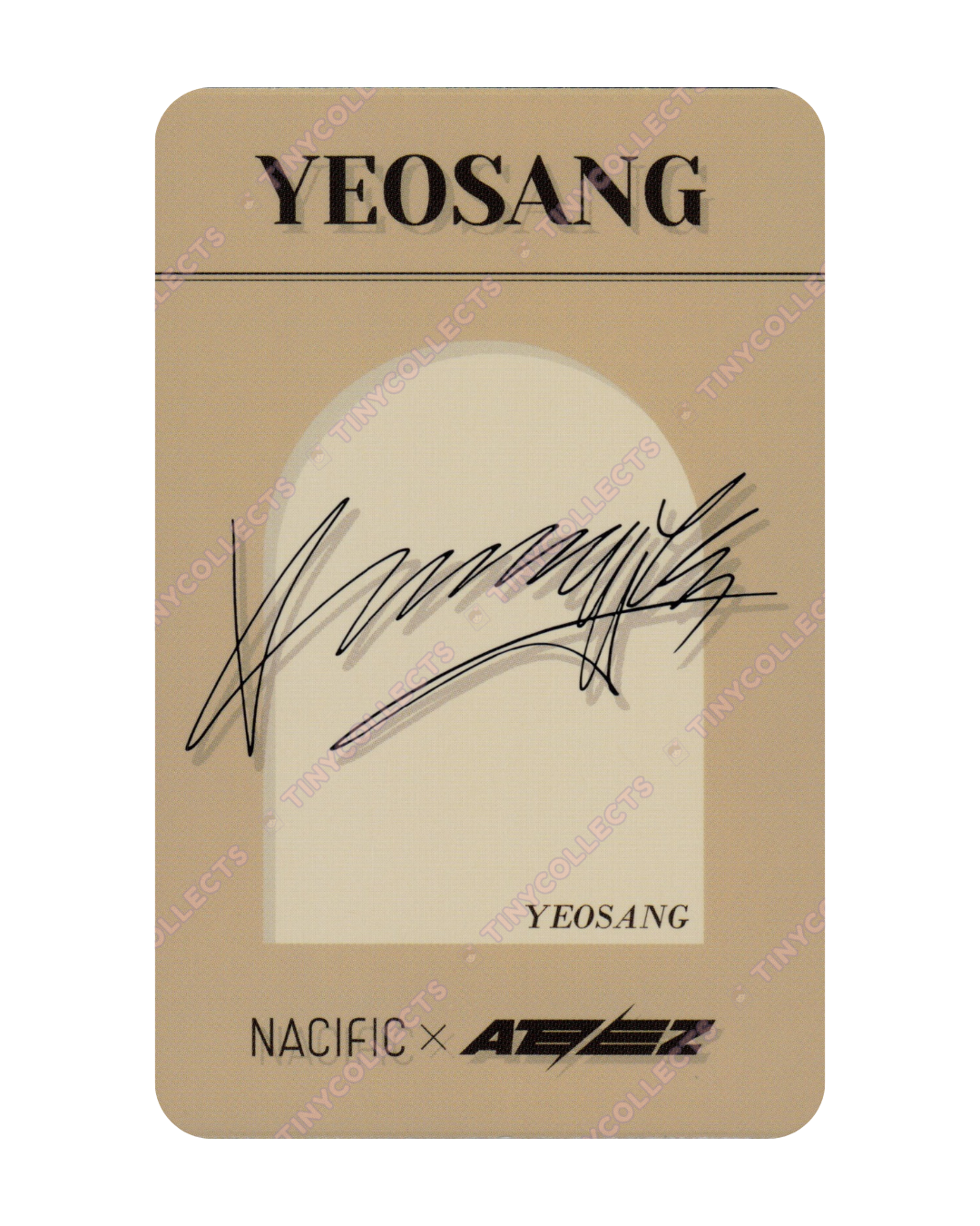 Yeosang Nacific 9.1 The Masterpiece ver. Photocard ATEEZ collab