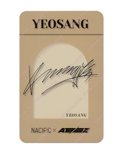 Yeosang Nacific 9.1 The Masterpiece ver. Photocard ATEEZ collab