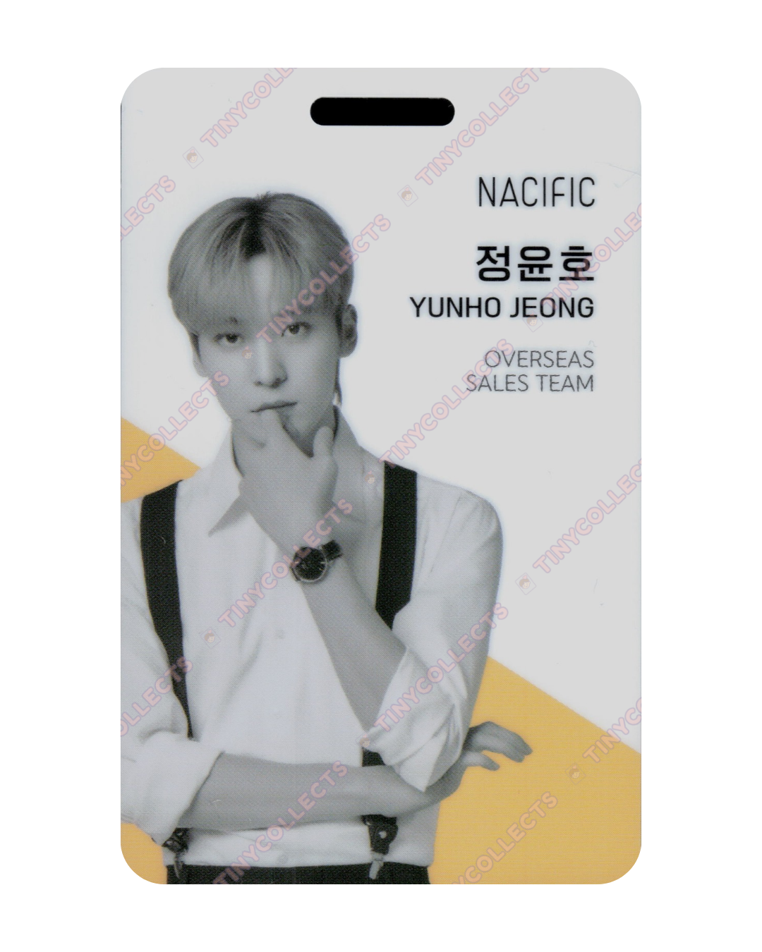 Yunho Nacific 3.2 Office ver. ID card ATEEZ collab