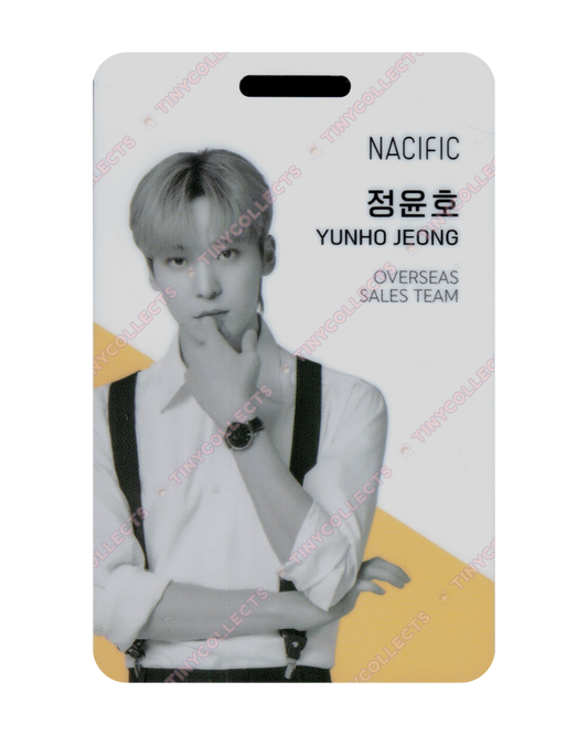 Yunho Nacific 3.2 Office ver. ID card ATEEZ collab